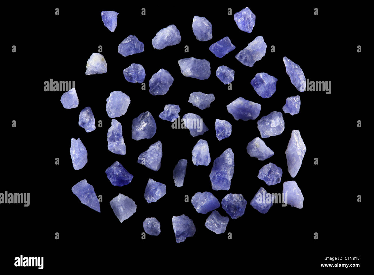 Sodalite granelli di sabbia dalla Namibia Foto Stock