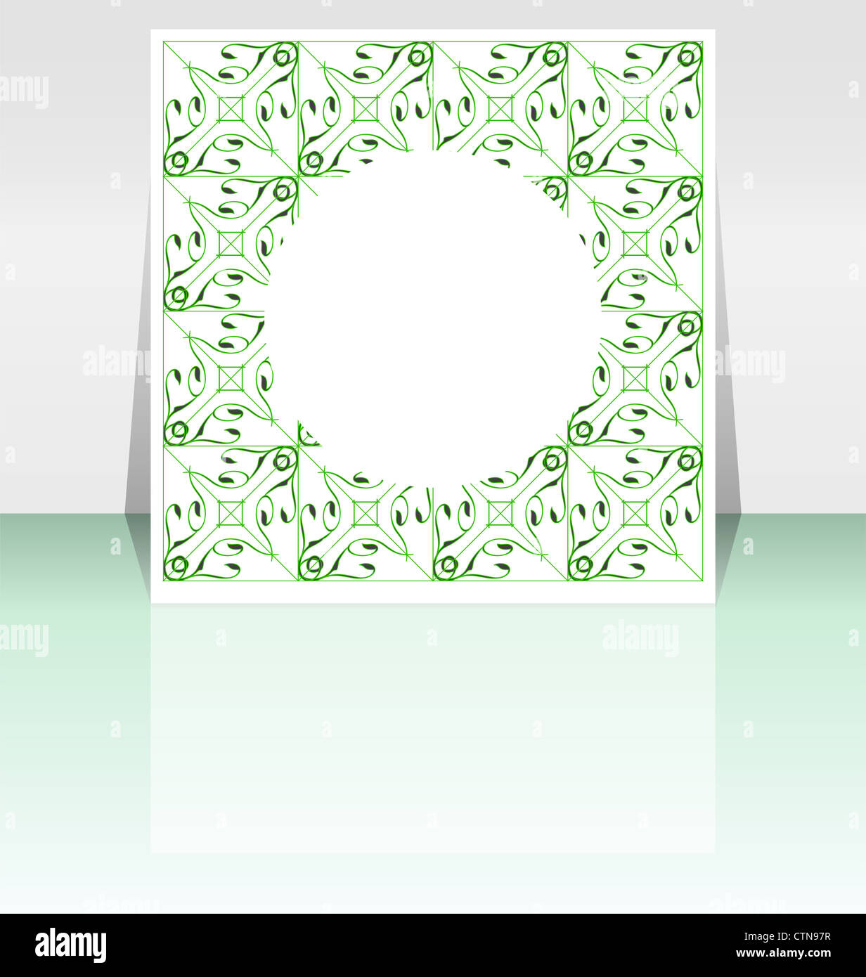 Design per il business il flyer o coprire - vintage retrò tema Foto Stock