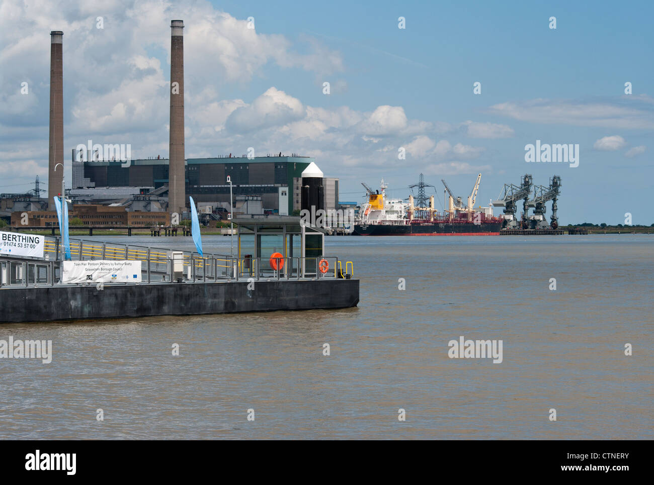 Tilbury Power Station Essex REGNO UNITO Foto Stock