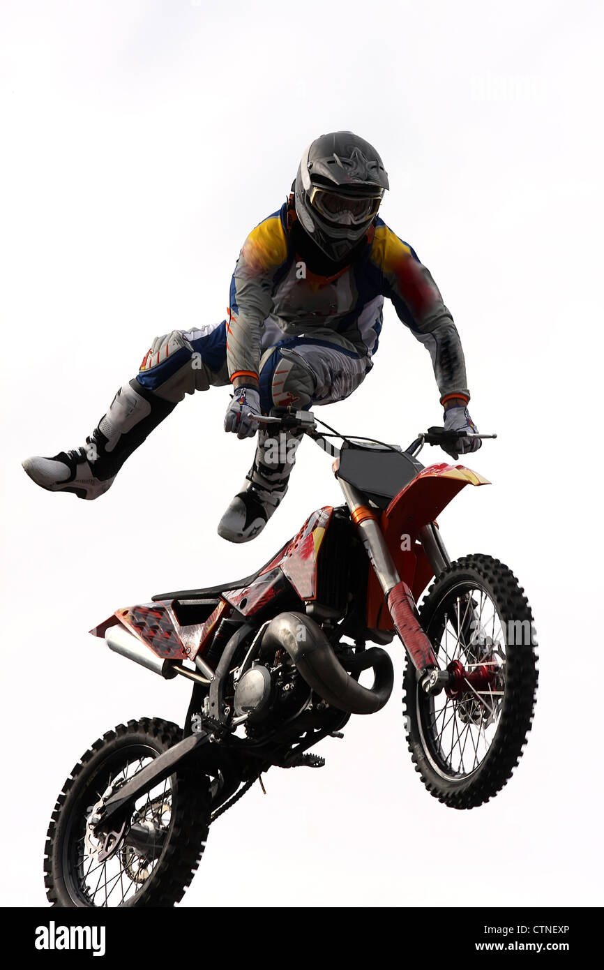 Motocross Foto Stock