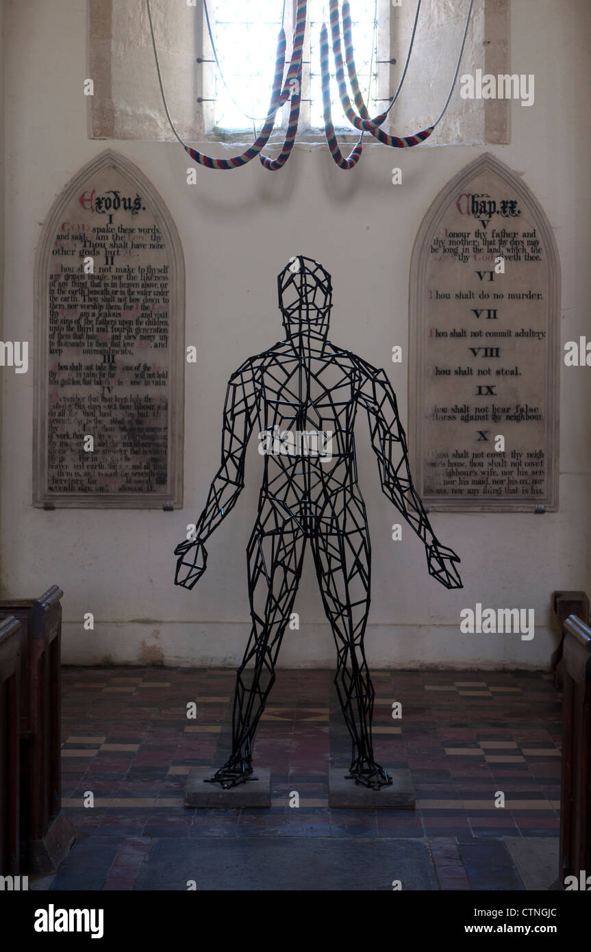 La Chiesa di San Pietro, Windrush, Gloucestershire, Regno Unito Foto Stock