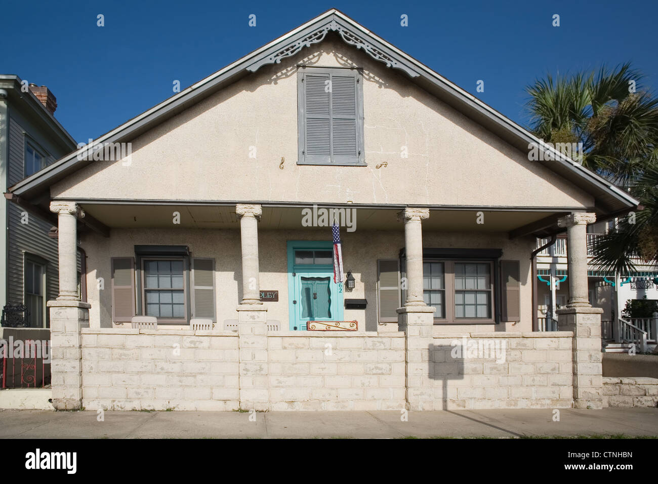 Casa sulla Avenida Menendez in San Augustiine Florida Foto Stock