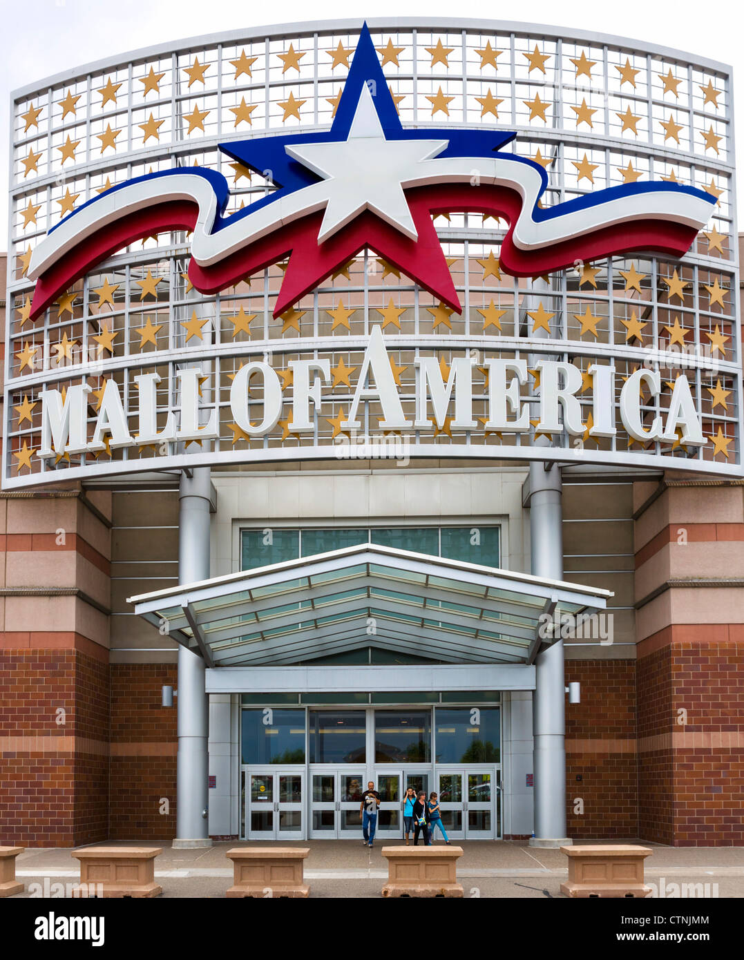 Entrata al Mall of America, Bloomington, Minneapolis, Minnesota, Stati Uniti d'America Foto Stock