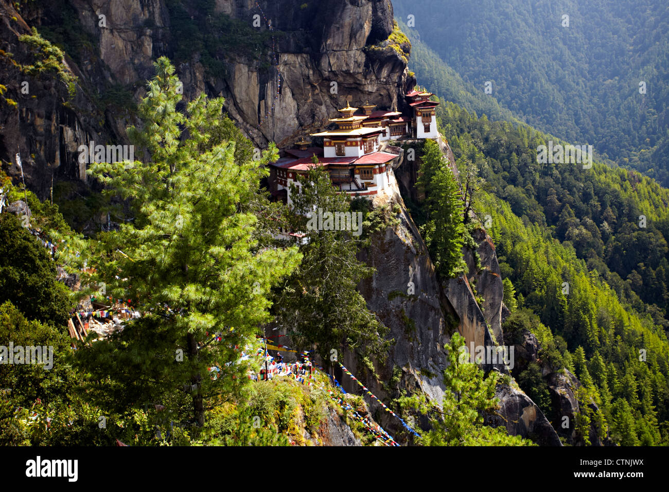 Taktsang Dzong o Tiger's Nest, Bhutan Foto Stock