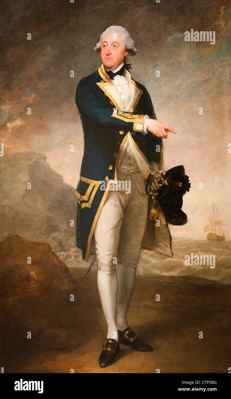 Il capitano John Gell 1785 Gilbert Stuart American Stati Uniti d'America Foto Stock