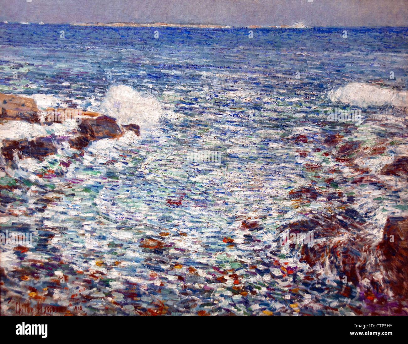 Surf Isole di barene 1903 Bambino Hassam American Stati Uniti d'America Foto Stock