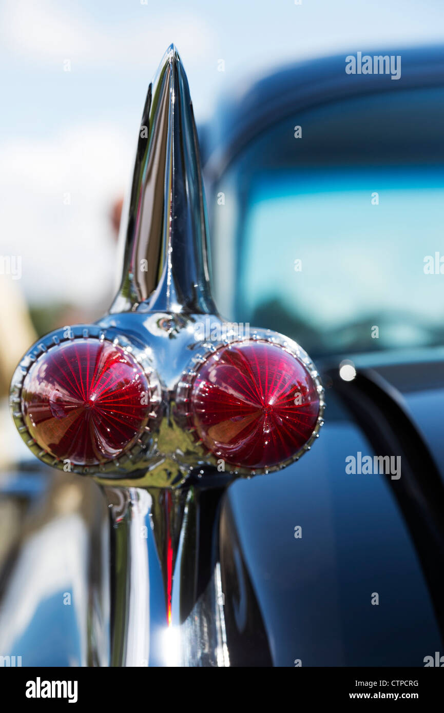 1959 Cadillac Sedan deville. Sharp pinna di coda con doppio bullet luci di coda Foto Stock
