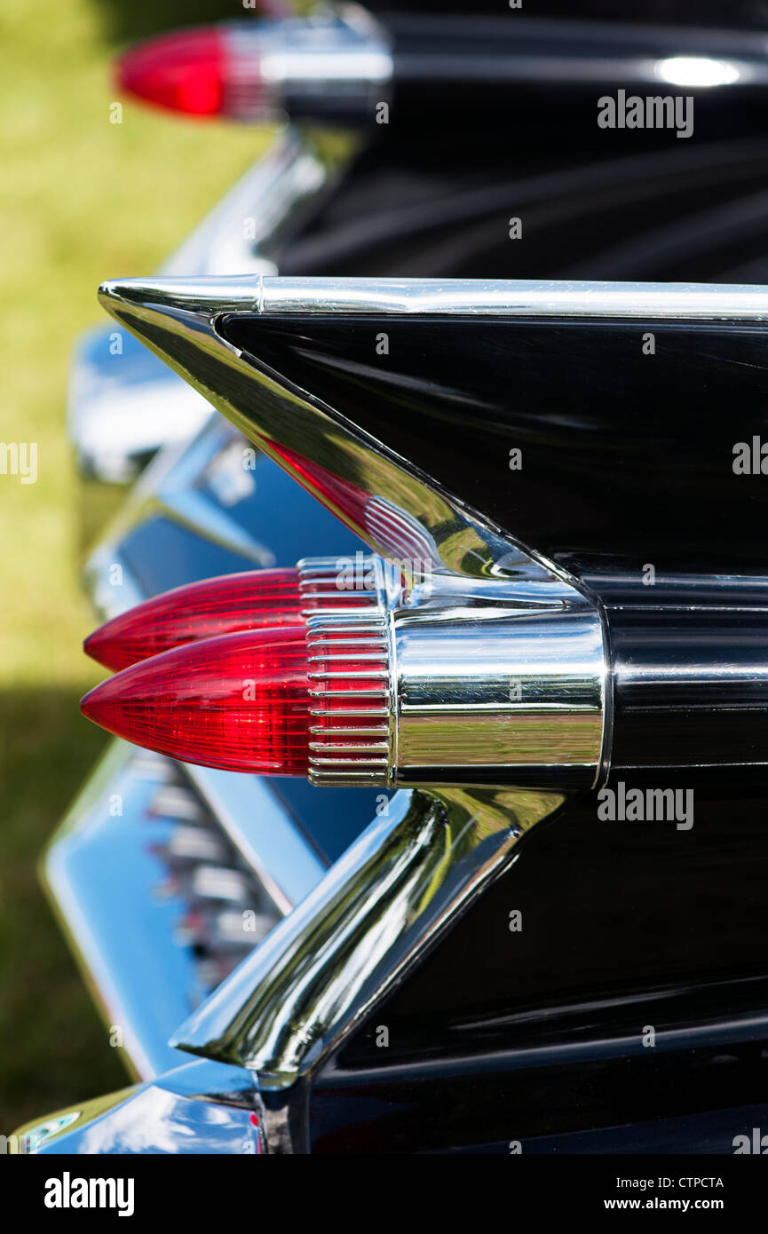 1959 Cadillac Sedan deville. Sharp pinna di coda con doppio bullet luci di coda Foto Stock