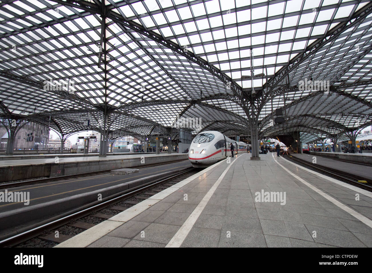 Colonia stazione ferroviaria, Germania Foto Stock