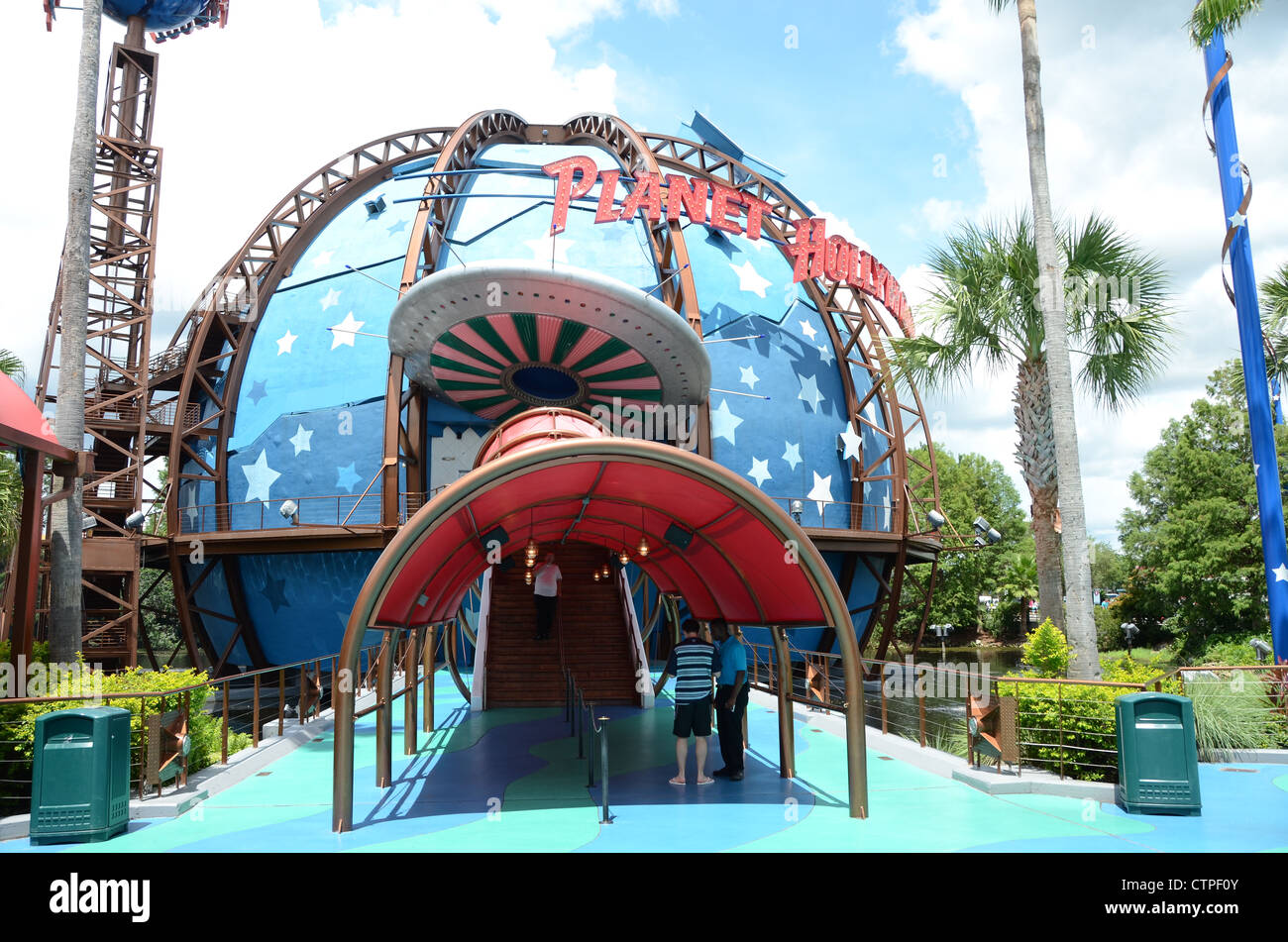 Planet Hollywood a Downtown Disney di Orlando in Florida. Foto Stock