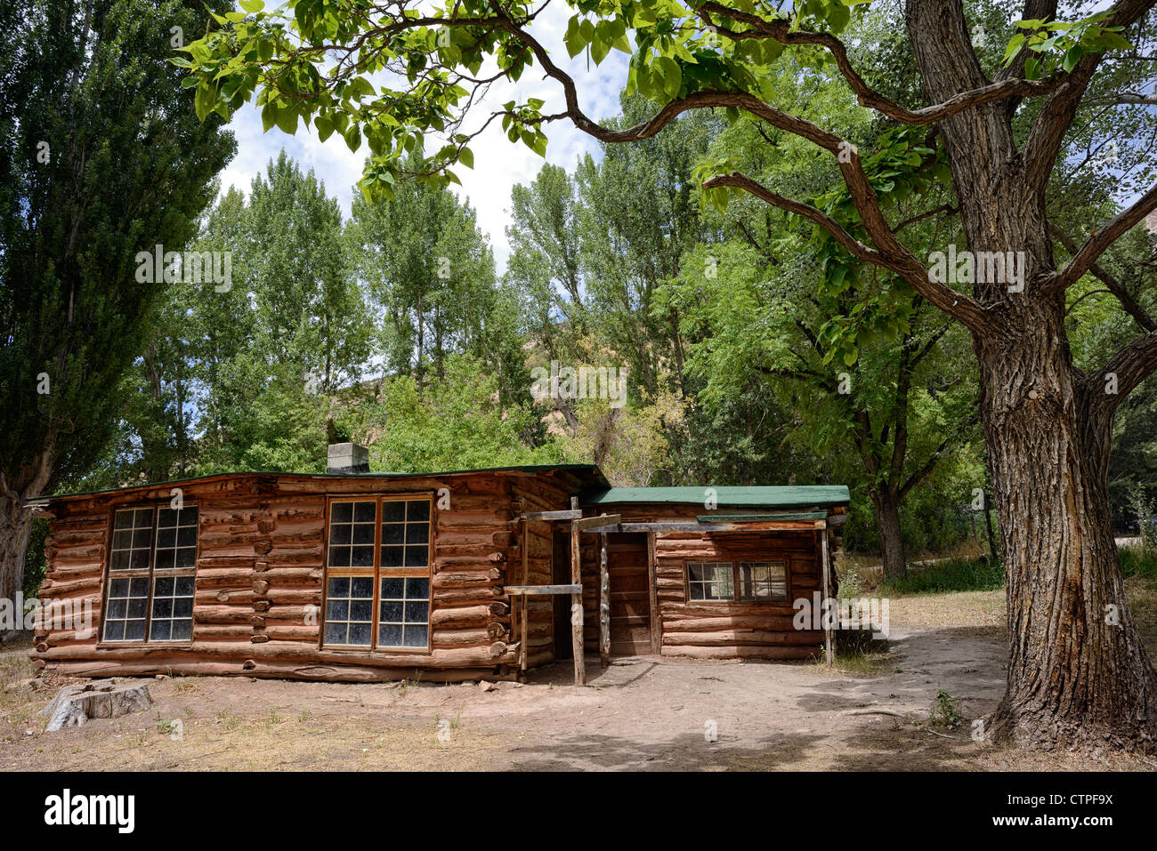 Josie Bassett Morris Homestead, Dinosaur National Monument, Utah, Stati Uniti d'America Foto Stock