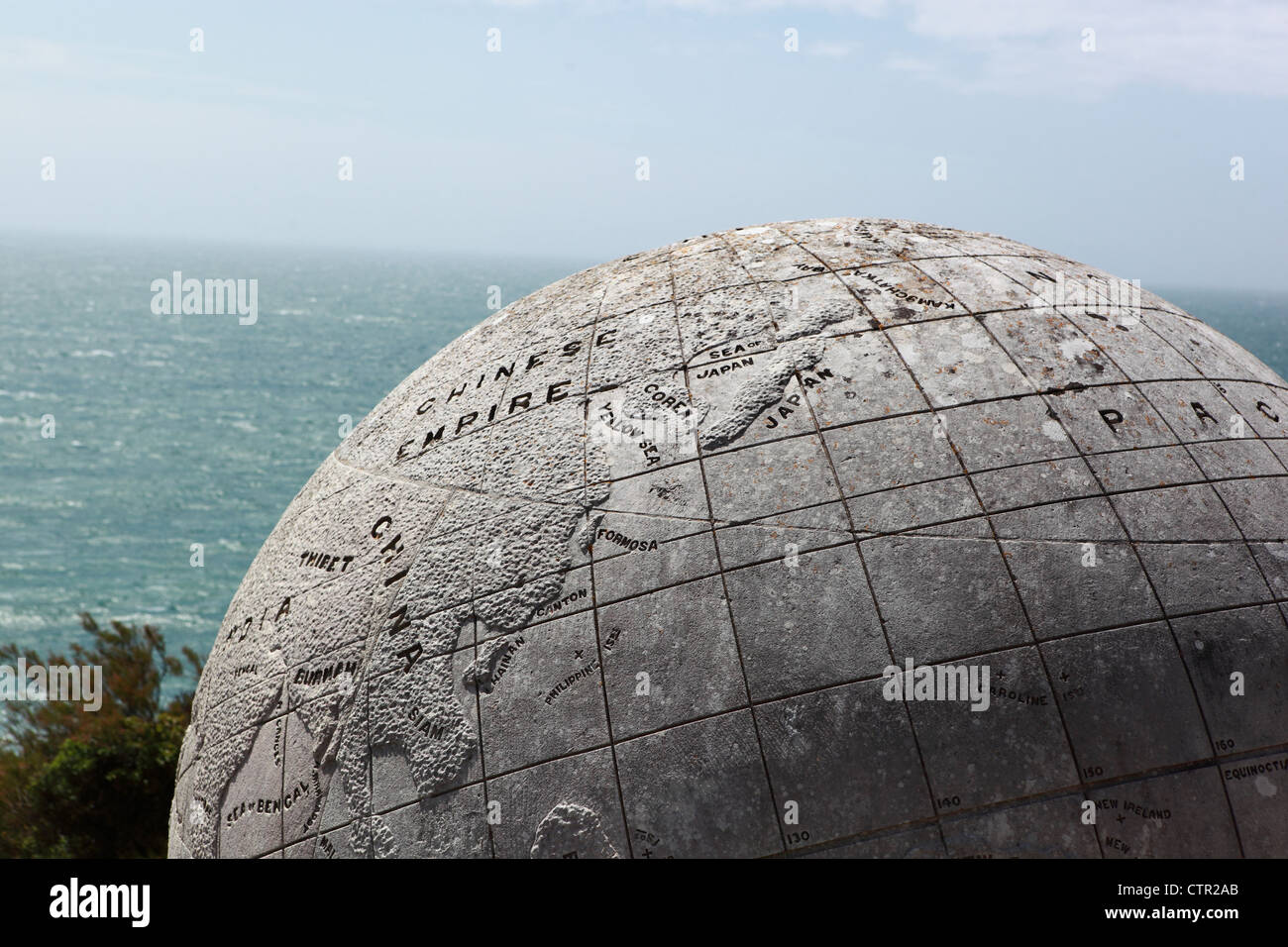 Il grande globo a Durlston Country Park Foto Stock