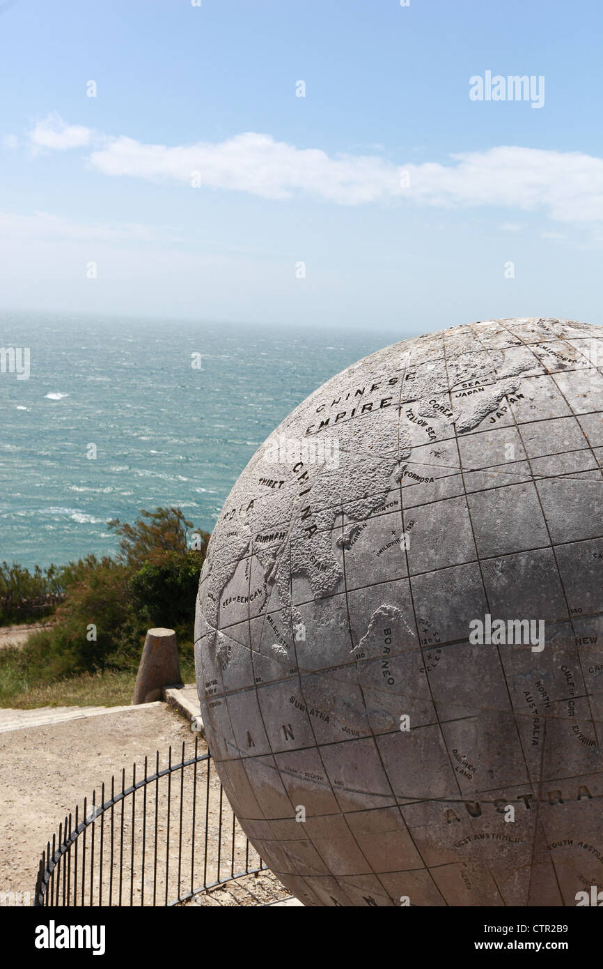 Il grande globo a Durlston Country Park Foto Stock