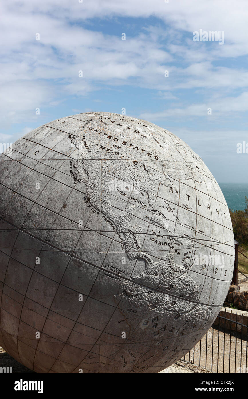 Il grande globo a Durlston Country Park Foto Stock