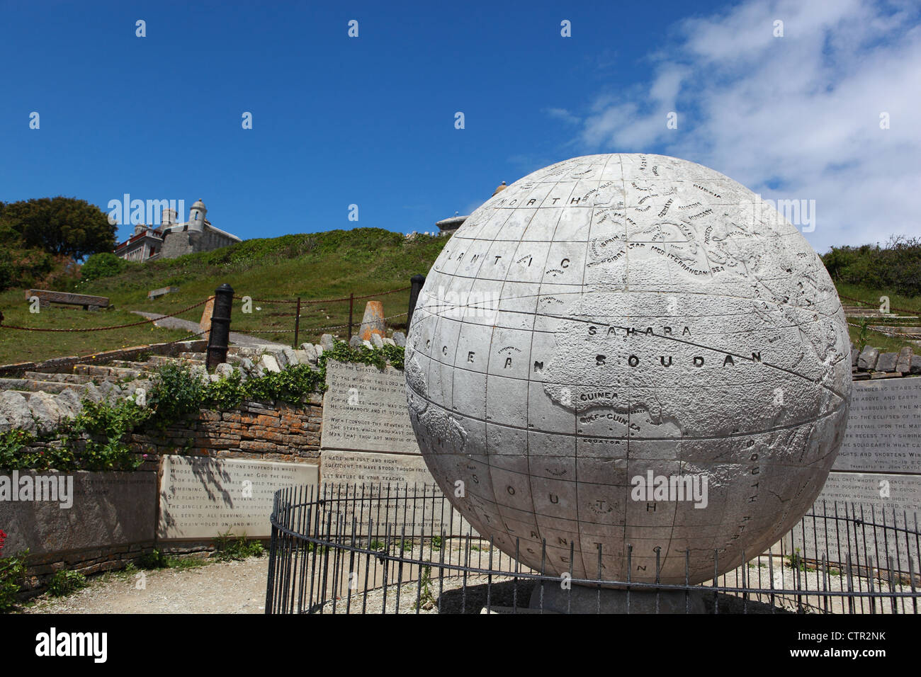 Il grande globo a Durlston Country Park Foto Stock