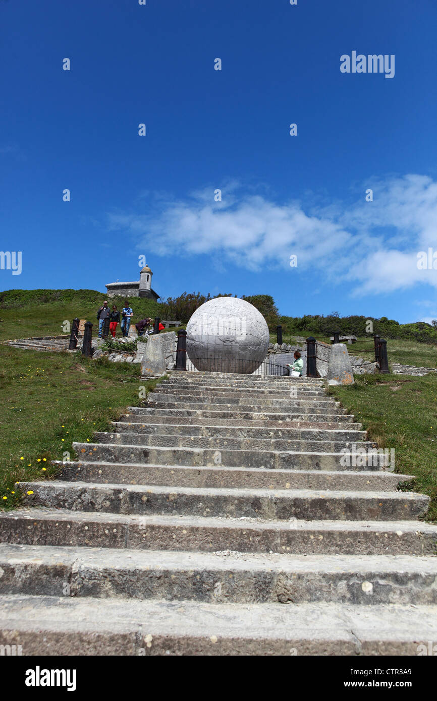 Il grande globo a Durlston Country Park Foto Stock