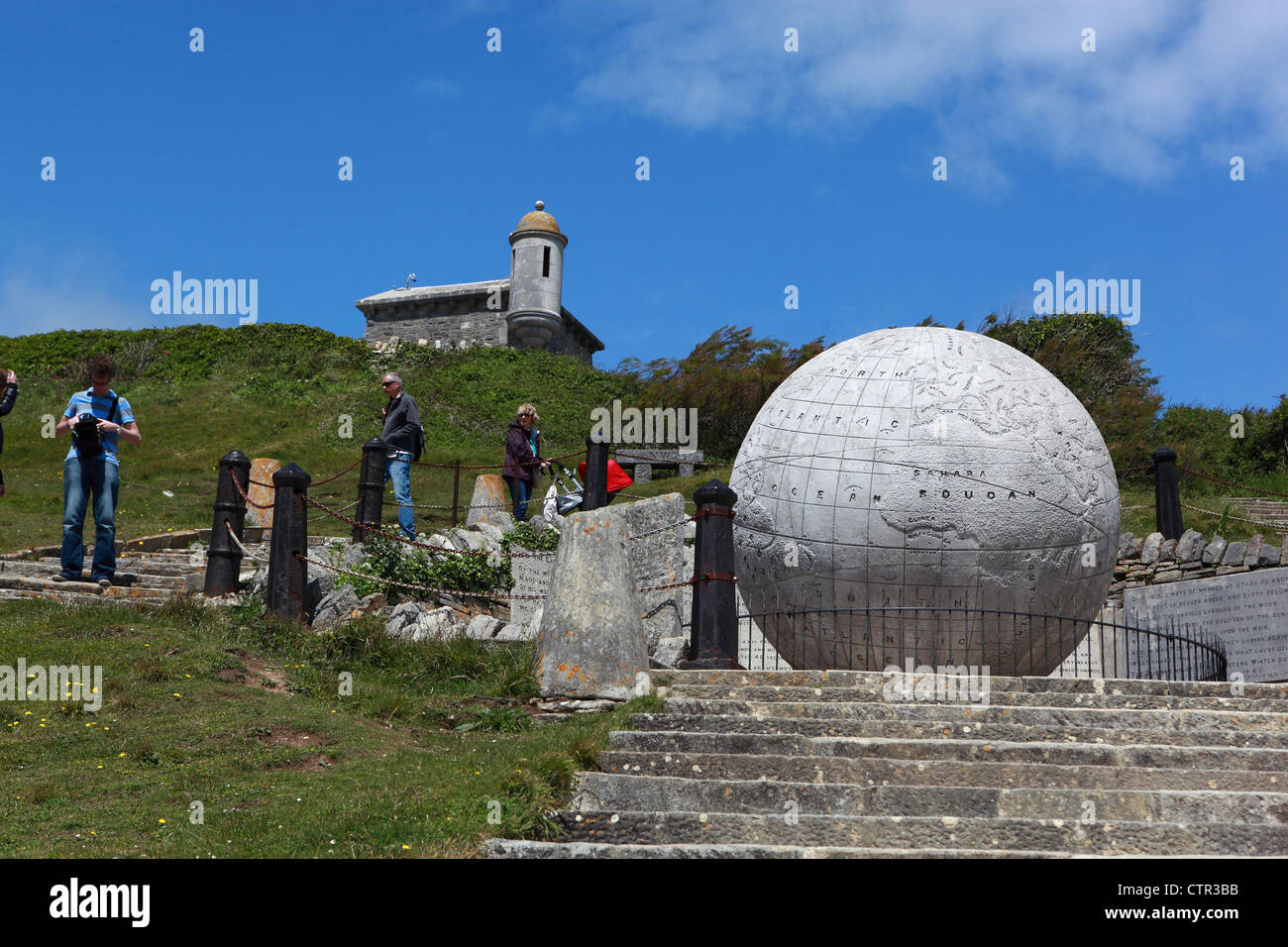 Il grande globo a Durlston Country Park Foto Stock