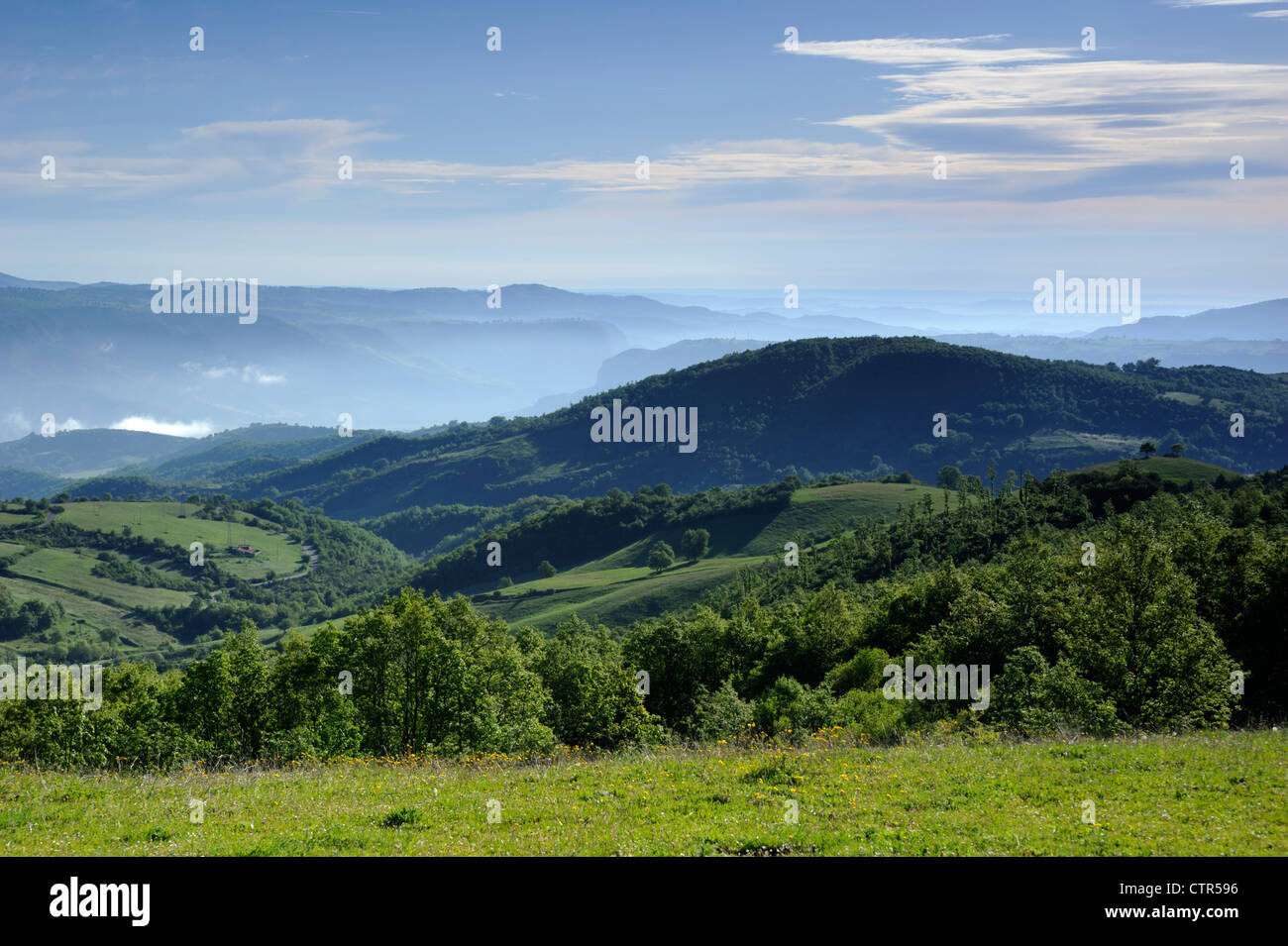 Italia, Basilicata, Appennino Lucano Parco Nazionale Val d'Agri, Val d'Agri Foto Stock