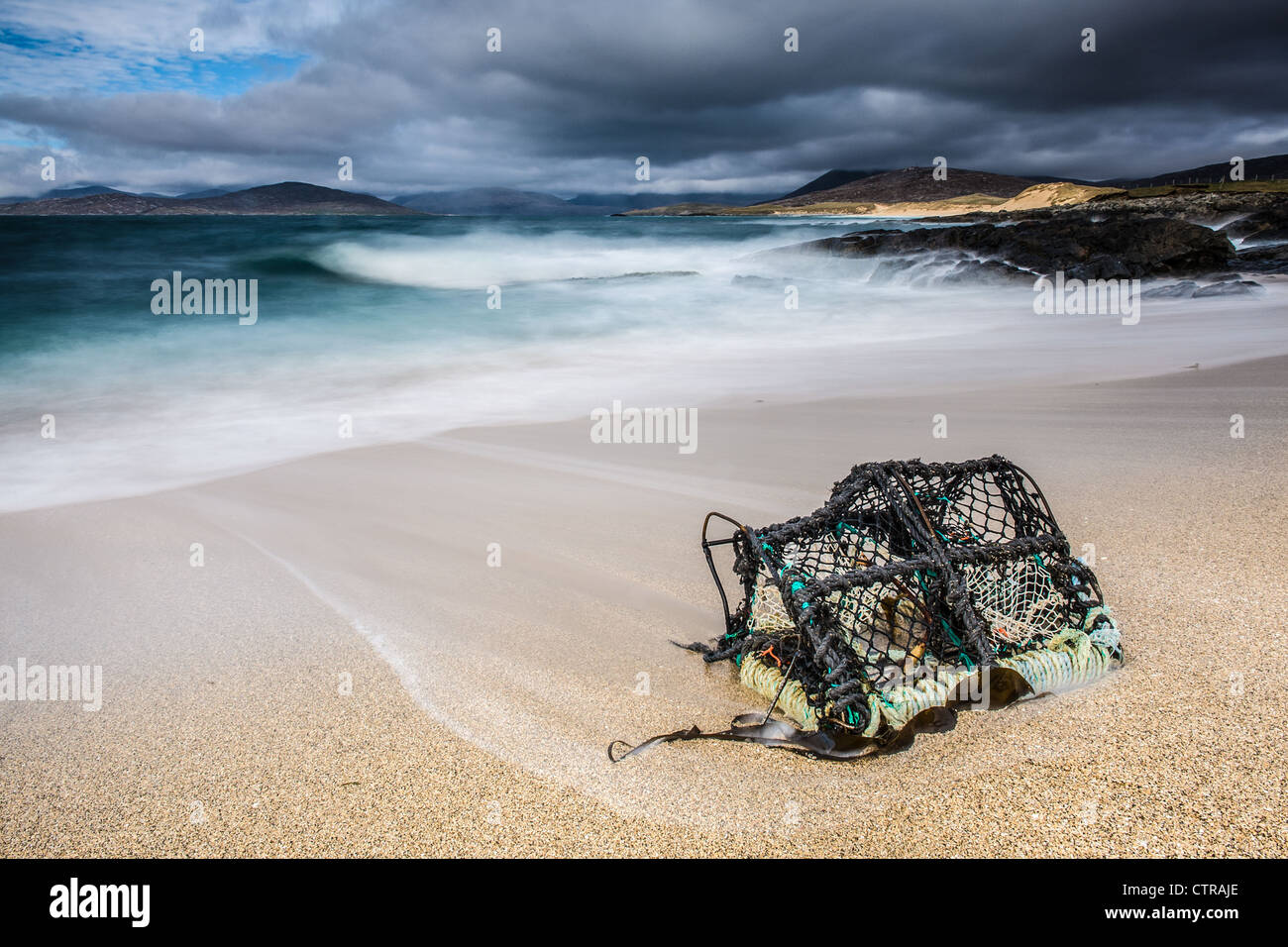 Lobster Pot, Scarista Beach, Isle of Harris, Scozia Foto Stock