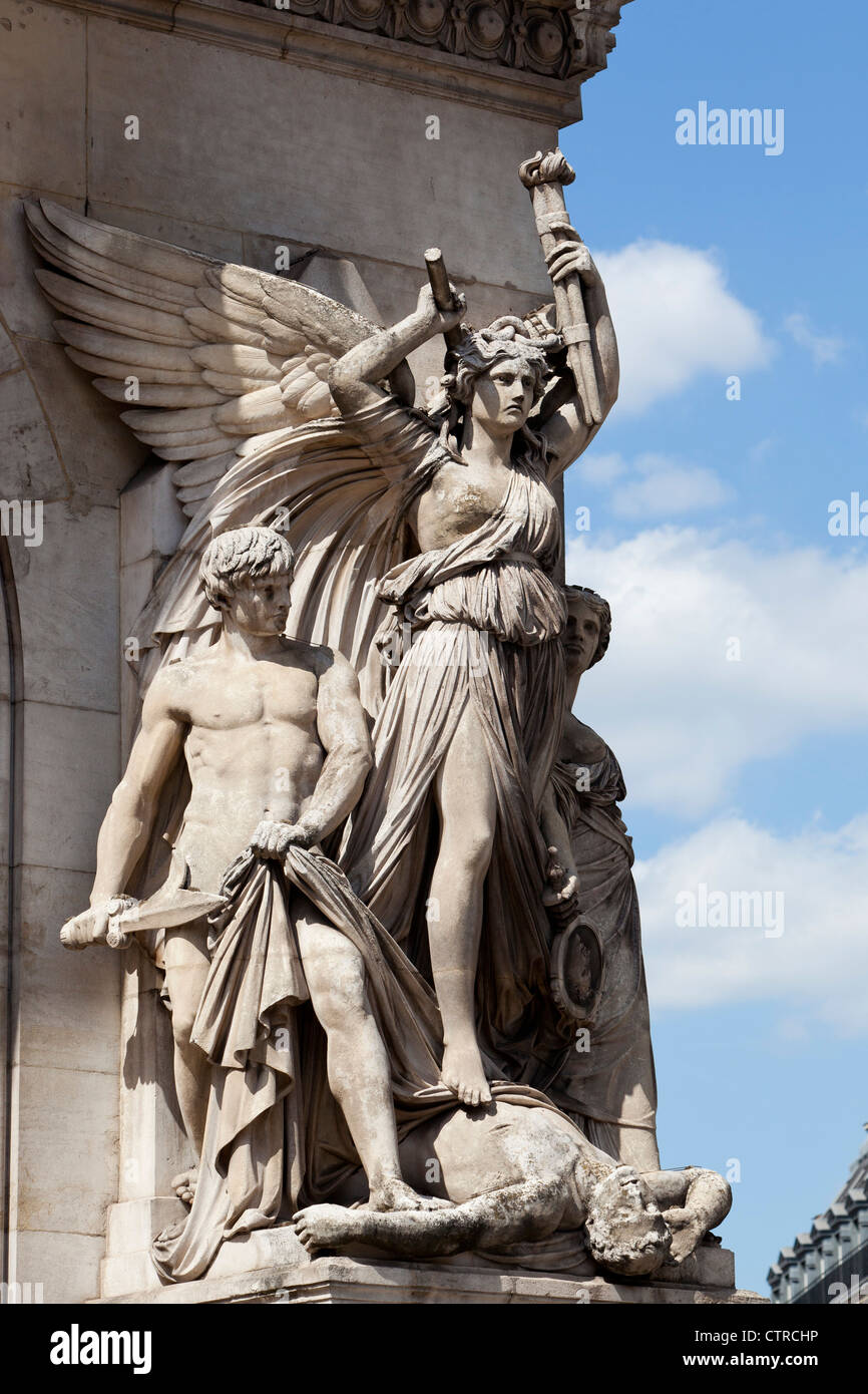 Il Palais Garnier (Opera di Parigi), a Parigi, Francia Foto Stock