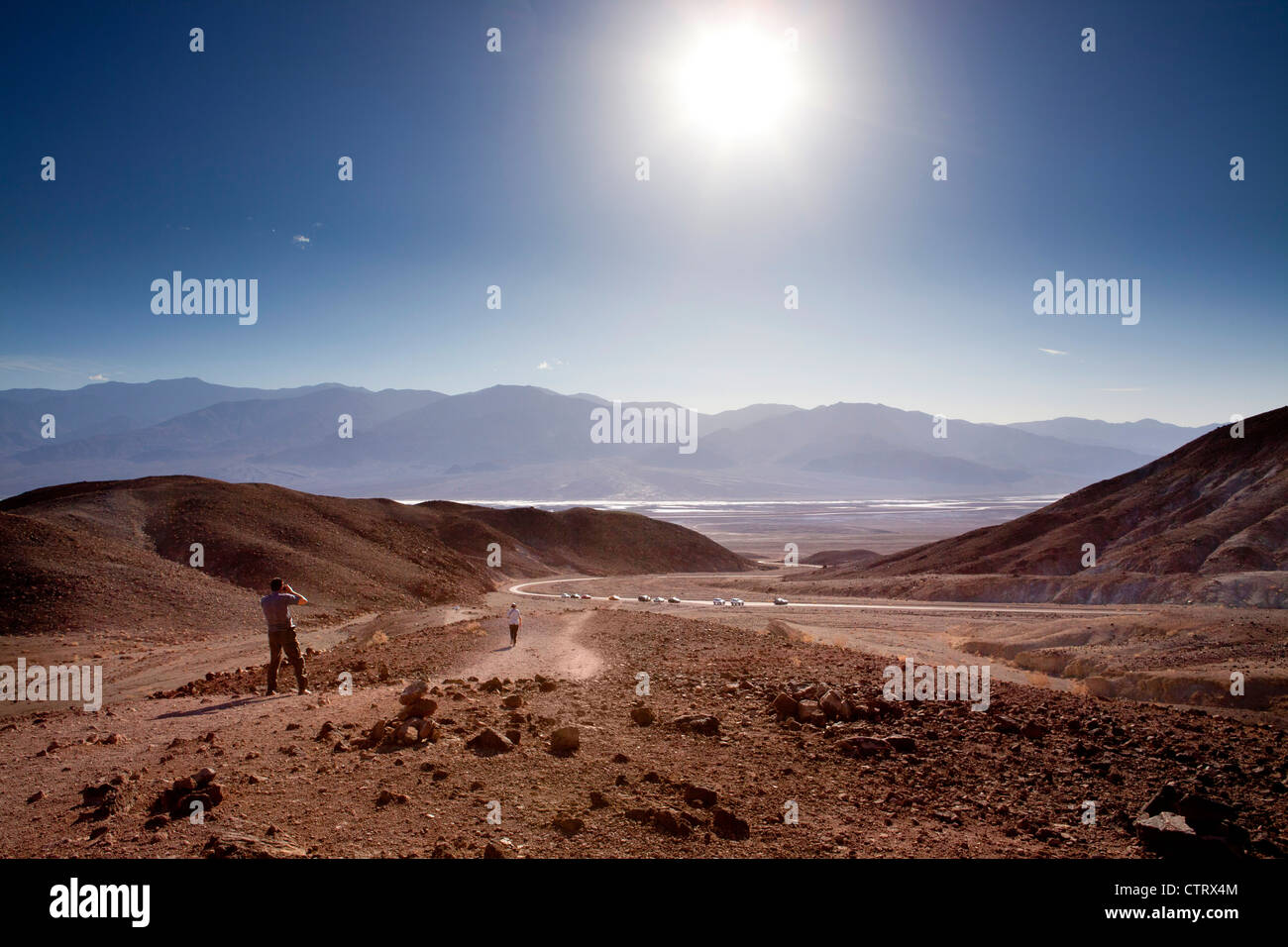Artisti tavolozza, Death Valley, California Foto Stock