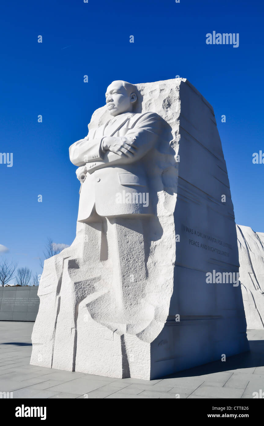 Martin Luther King Memorial Statua in Washington DC Foto Stock
