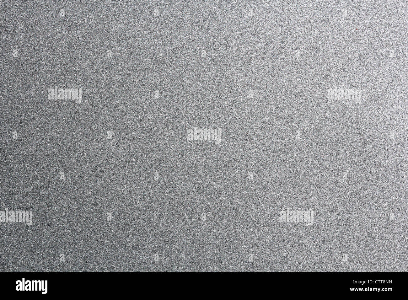 Piatto metallico argento testurizzati, con pattern di granella Foto Stock