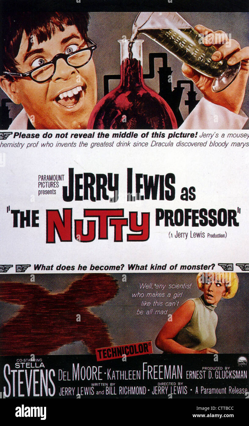 Il professore matto Poster per 1963 Paramount film con Jerry Lee Lewis e  Stella Stevens Foto stock - Alamy