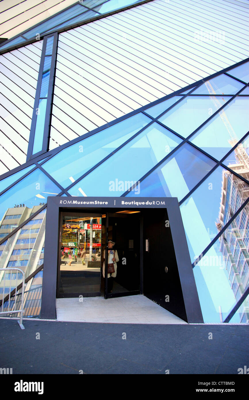 Il Royal Ontario Museum ingresso Foto Stock