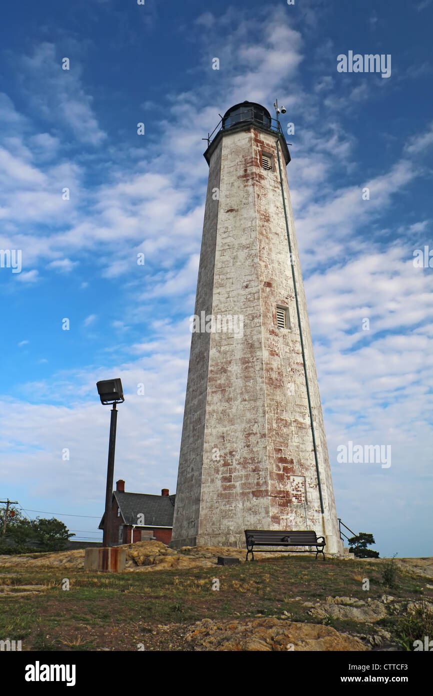 Le Cinque miglia di punto luce in New Haven, Connecticut Foto Stock