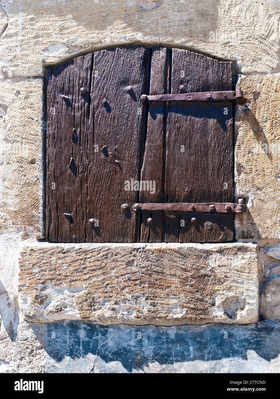 Piccola vecchia persiana - Francia. Foto Stock