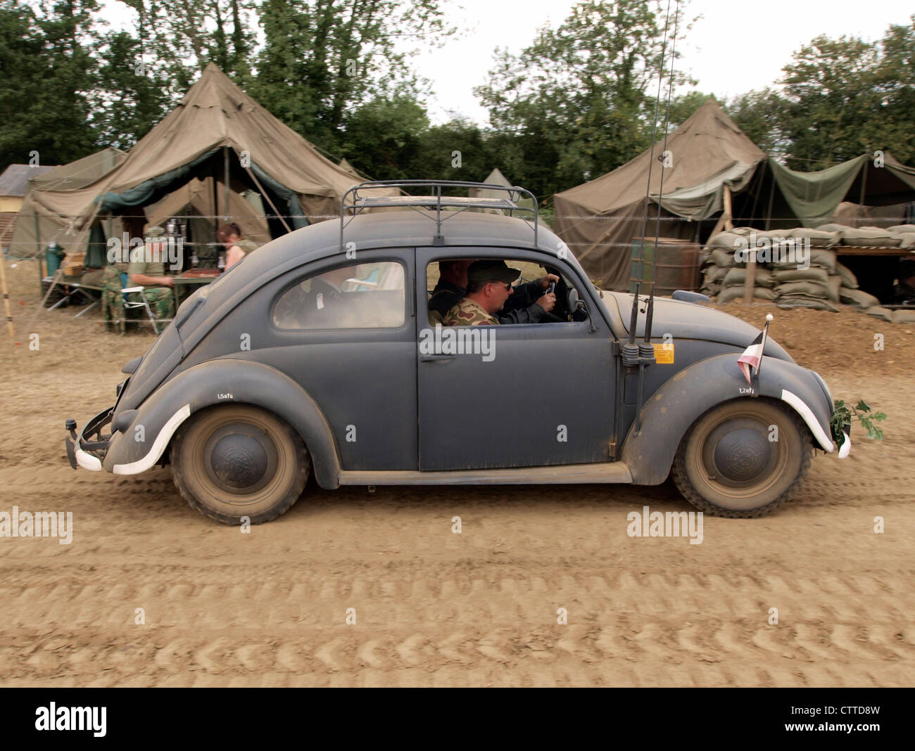 WW2 Volkwagen Beatle labbro WH 37 H Foto Stock