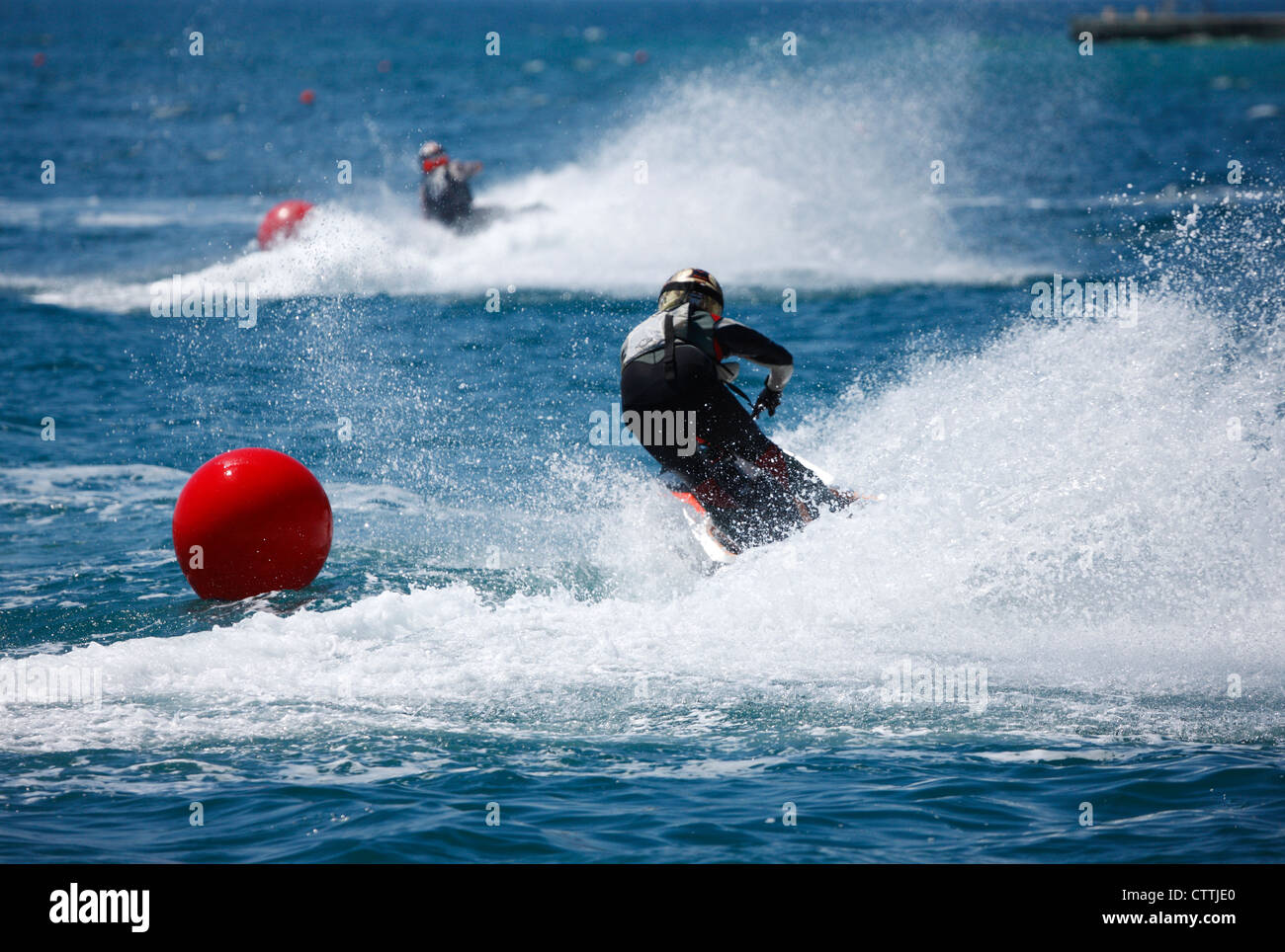 Jet ski concorrenza Foto Stock