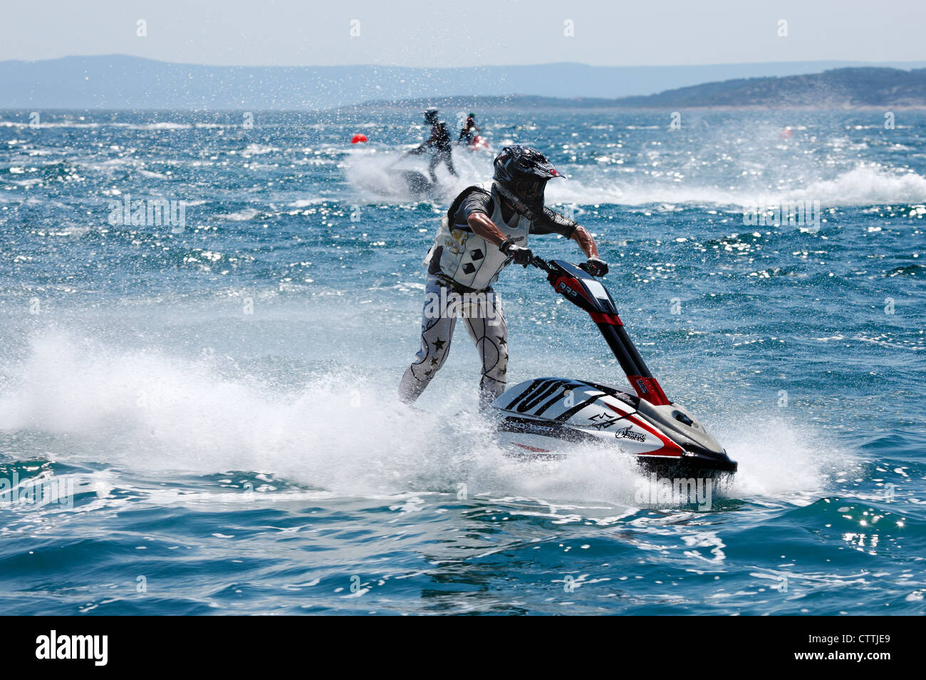 Jet ski concorrenza Foto Stock