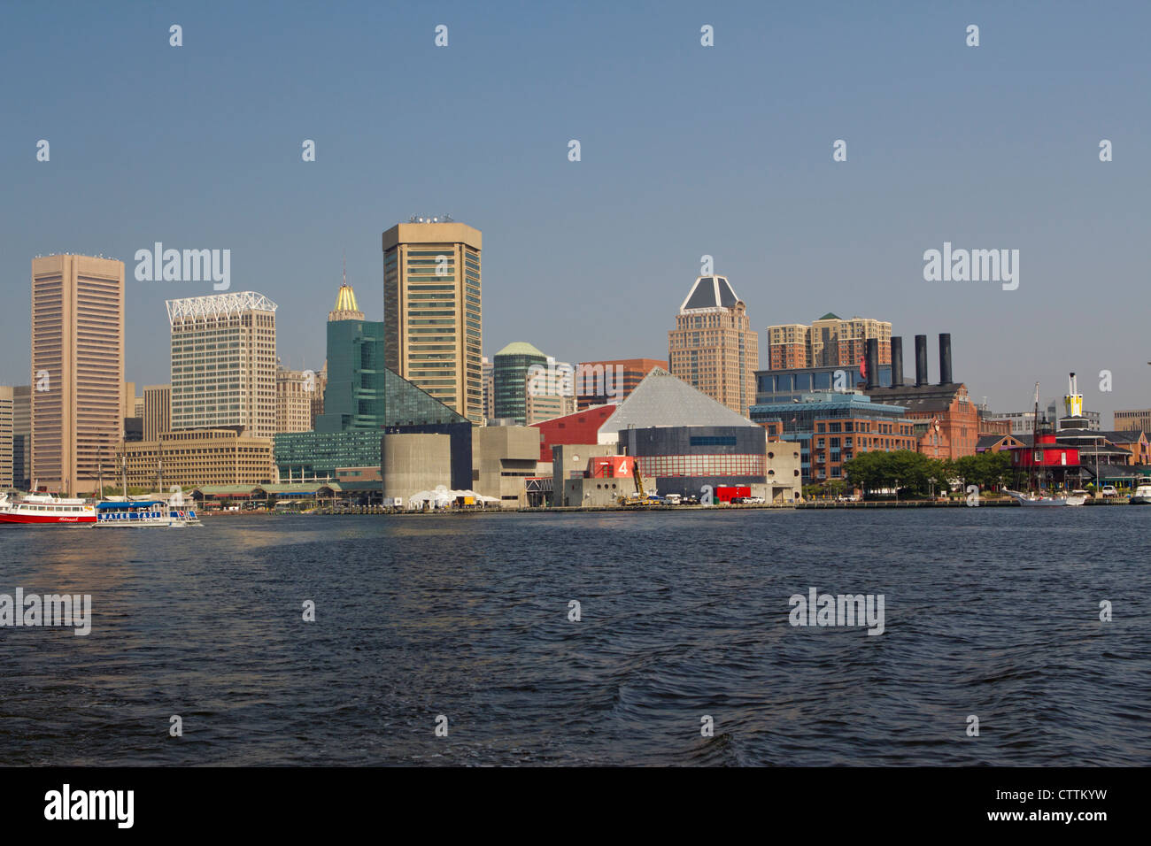 Baltimore, Maryland porto interno Foto Stock