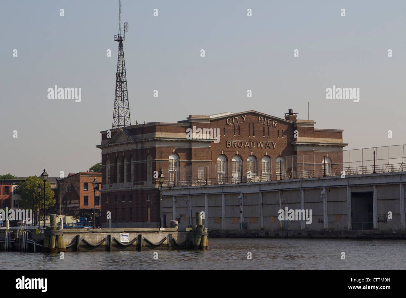 La ricreazione di Broadway Pier Baltimore, Maryland Foto Stock