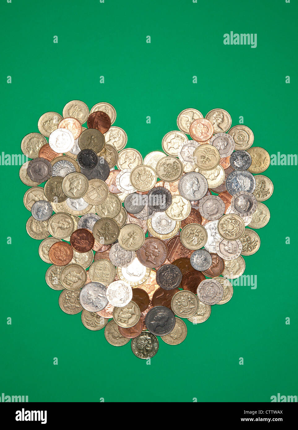 Amore del denaro Foto Stock