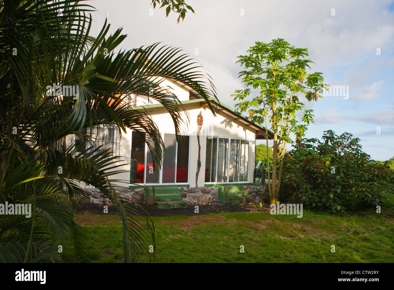 La Semilla SA Verde Guest House, Isola di Santa Cruz, Galapagos, Ecuador Foto Stock