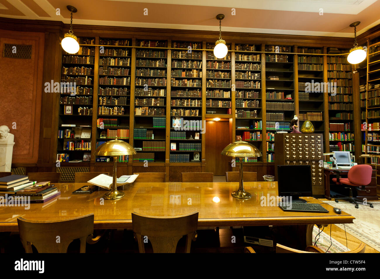 Libreria principale del Rito Scozzese della massoneria Washington , DC Foto Stock