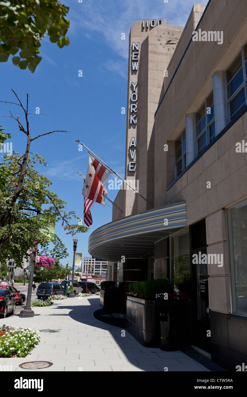 New York Avenue Greyhound bus terminal - Washington, DC Foto Stock