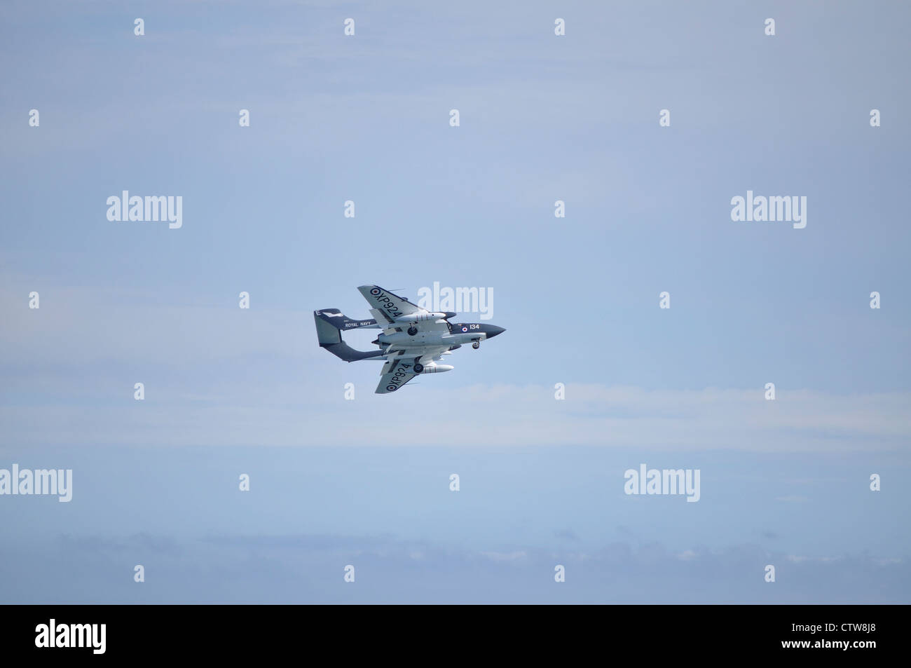 De Havilland DH110 Sea Vixen XP924 (G-CVIX) nella Royal Navy colori al Bournemouth Air Festival, 2011 Foto Stock