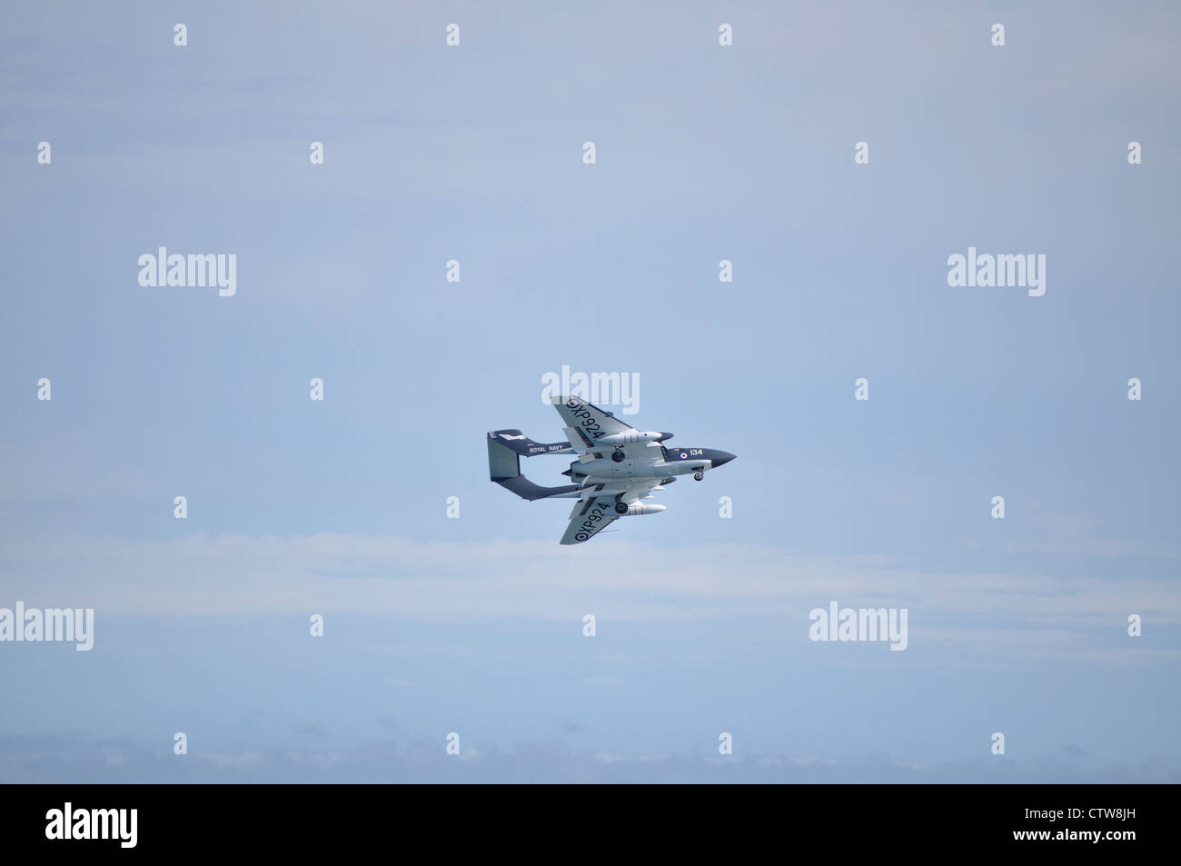 De Havilland DH110 Sea Vixen XP924 (G-CVIX) nella Royal Navy colori al Bournemouth Air Festival, 2011 Foto Stock