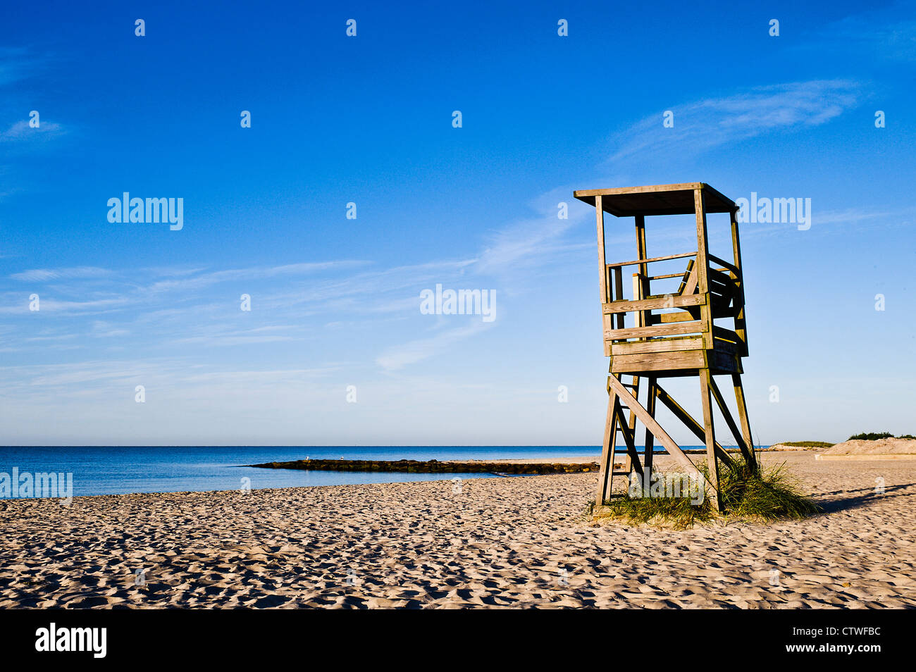 Bagnino stand, Dennisport, Cape Cod Foto Stock