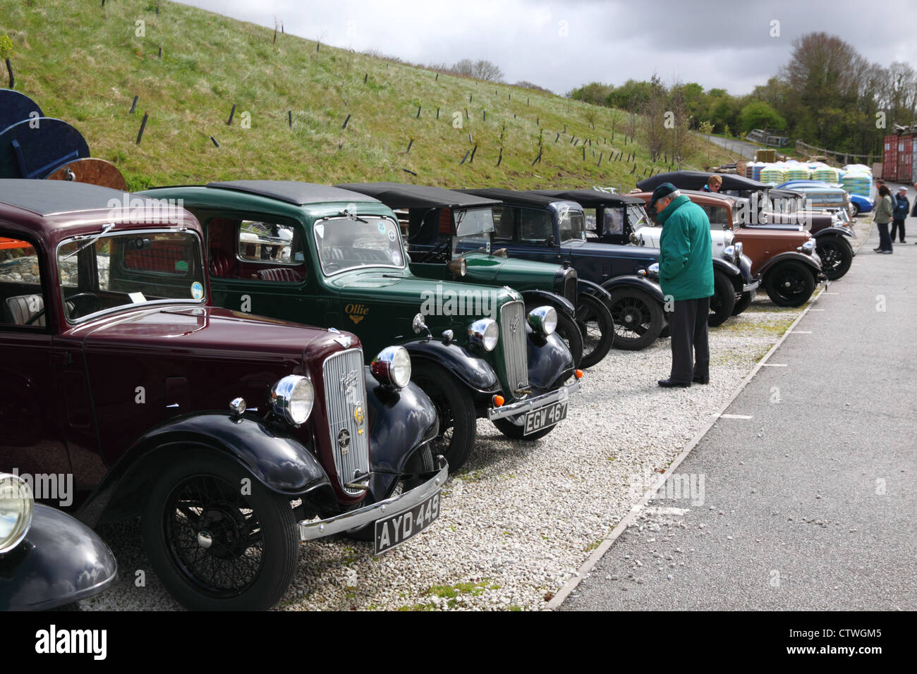 Austin 7 s sul display. Foto Stock