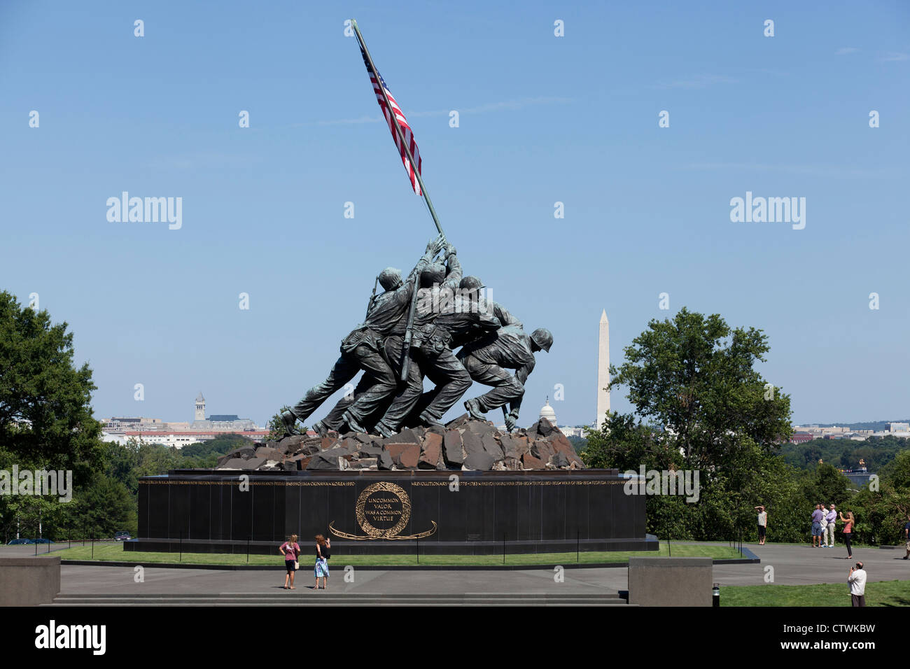 Iwo Jima Memorial - Washington DC, Stati Uniti d'America Foto Stock