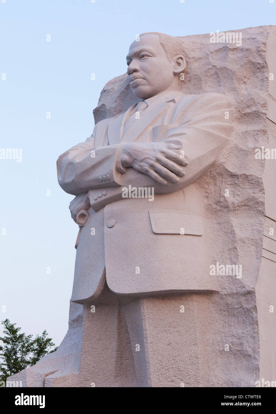 Martin Luther King Jr memorial closeup - Washington, DC Foto Stock