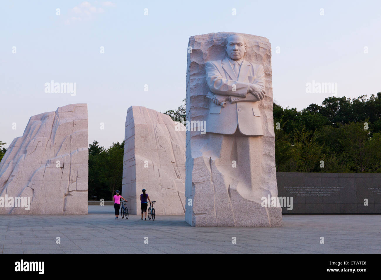 Martin Luther King Jr memorial - Washington, DC Foto Stock