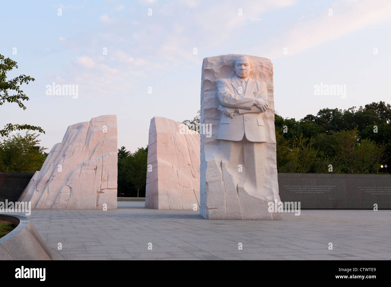 Martin Luther King Jr memorial - Washington, DC Foto Stock