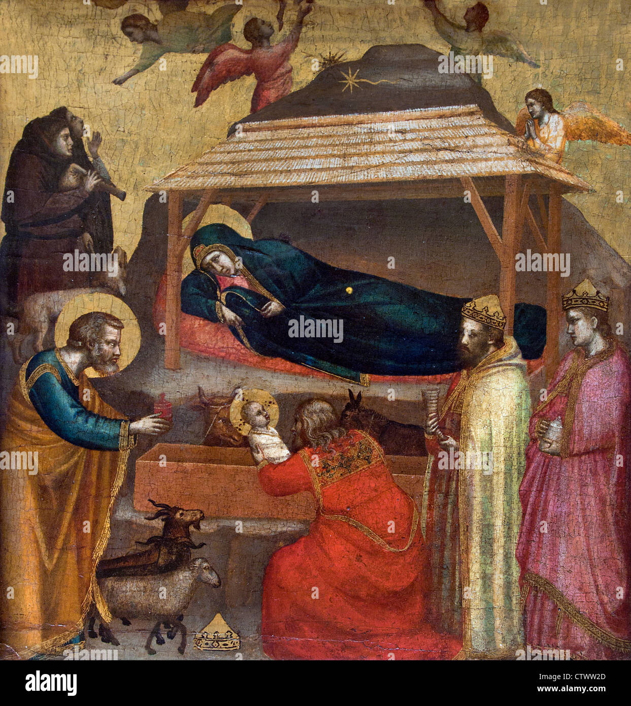 L'Epifania 1320 Giotto di Bondone 1266 - 1337 Italia Italiano Foto Stock