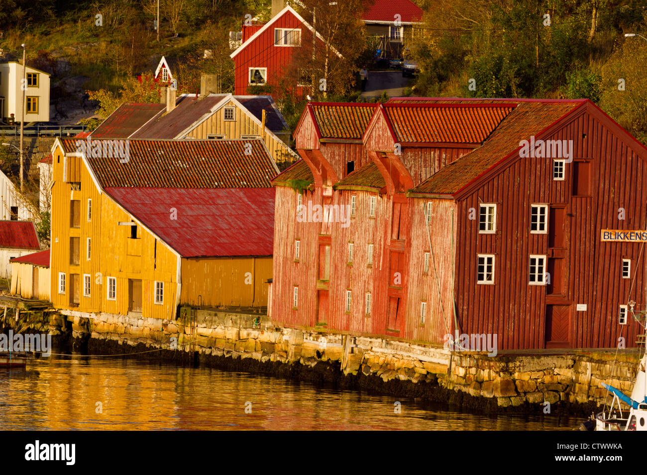 Kristiansund, precedentemente noto come Fosna, sostiene di essere uno dei primi insediamenti in Norvegia. Foto Stock